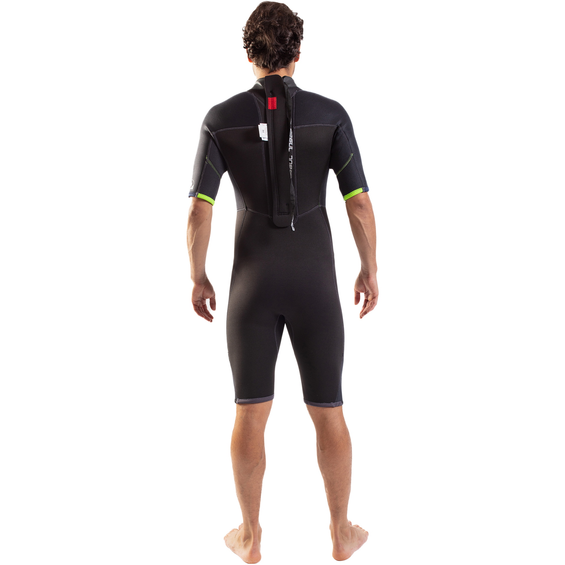 2026 Gul Mens Response 3/2mm Back Zip Shorty Wetsuit RE3319-C1 - Black